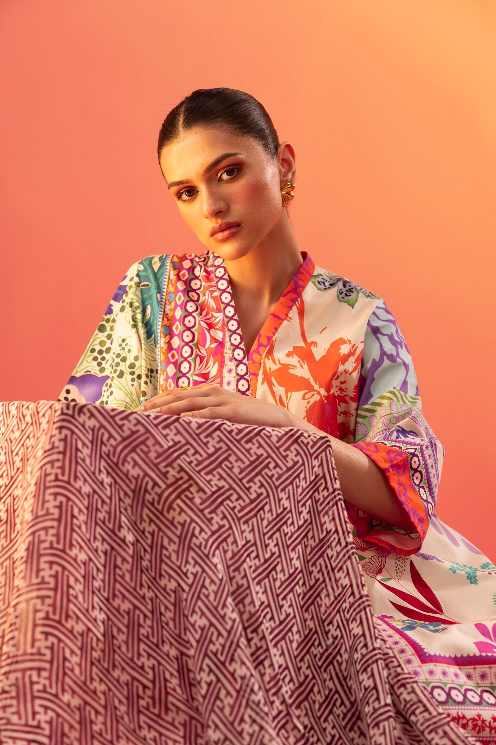 Sana Safinaz | Mahay Summer 25 | 002B - Official Sana Safinaz stockist in UK - Sakeena London