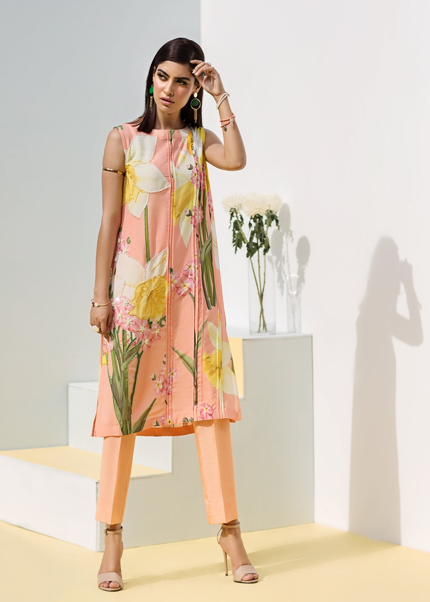 Hana | Daffodils Ready to Wear | Peach Merlin - Official Hana stockist in UK - Sakeena London