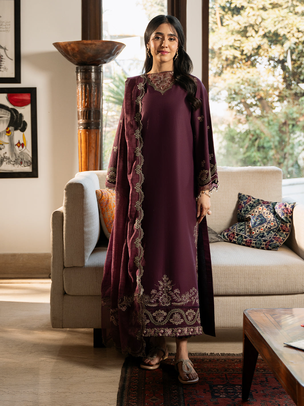 Izel | Mahveen Festive Lawn 25 | HANA - Official Izel stockist in UK - Sakeena London