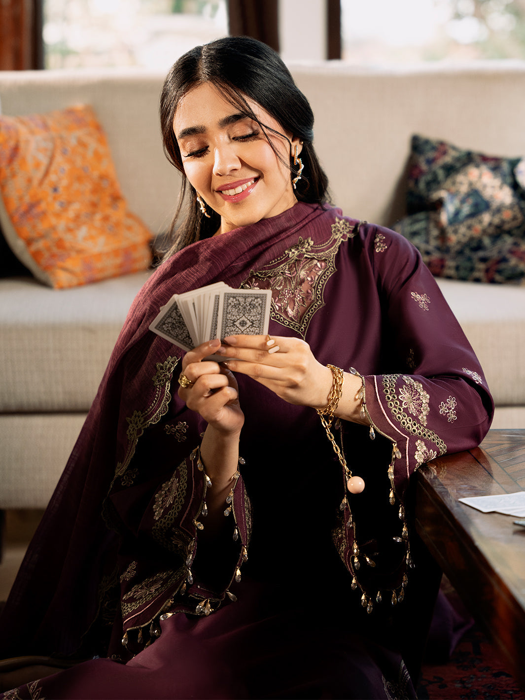 Izel | Mahveen Festive Lawn 25 | HANA - Official Izel stockist in UK - Sakeena London