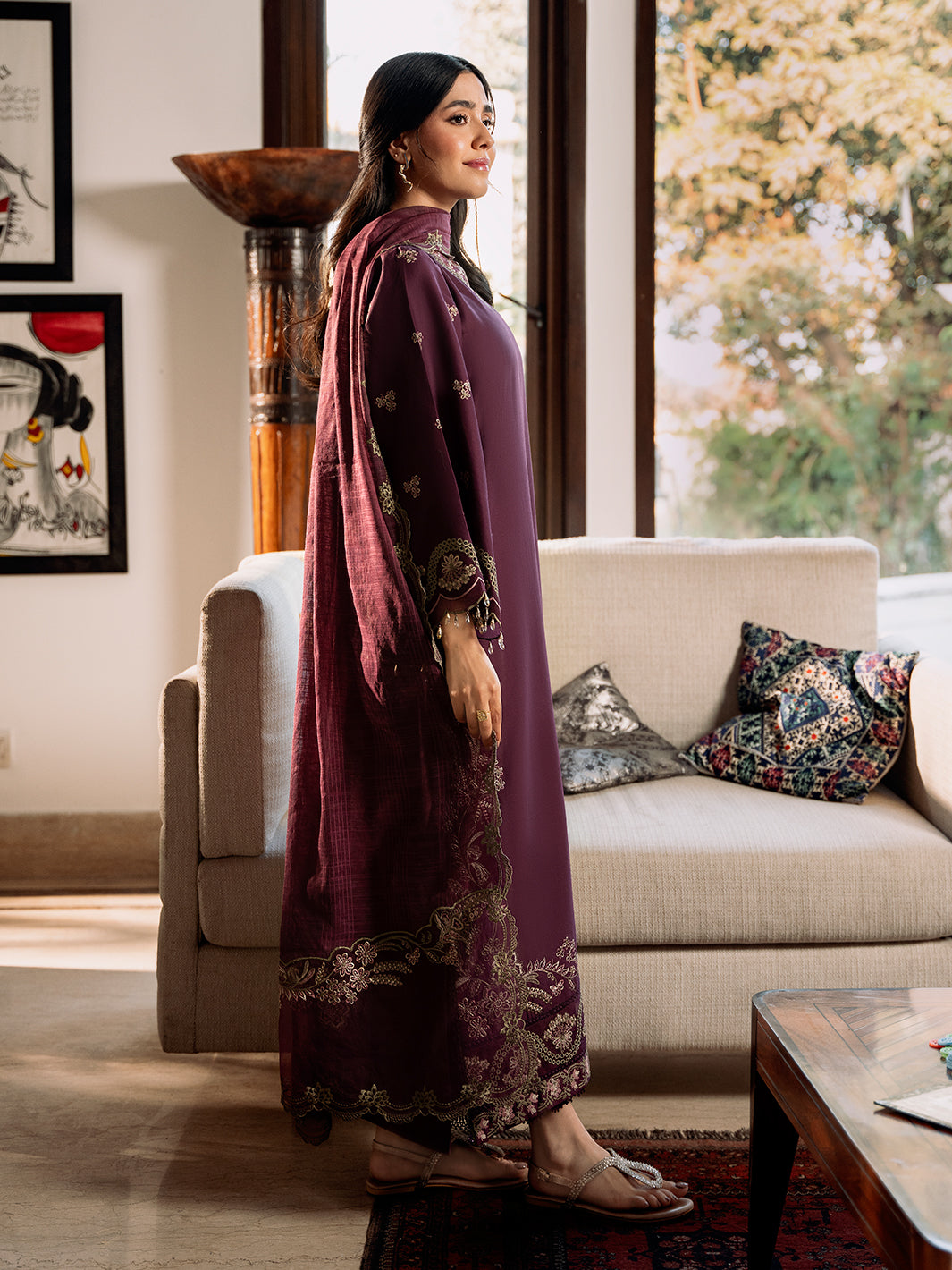 Izel | Mahveen Festive Lawn 25 | HANA - Official Izel stockist in UK - Sakeena London