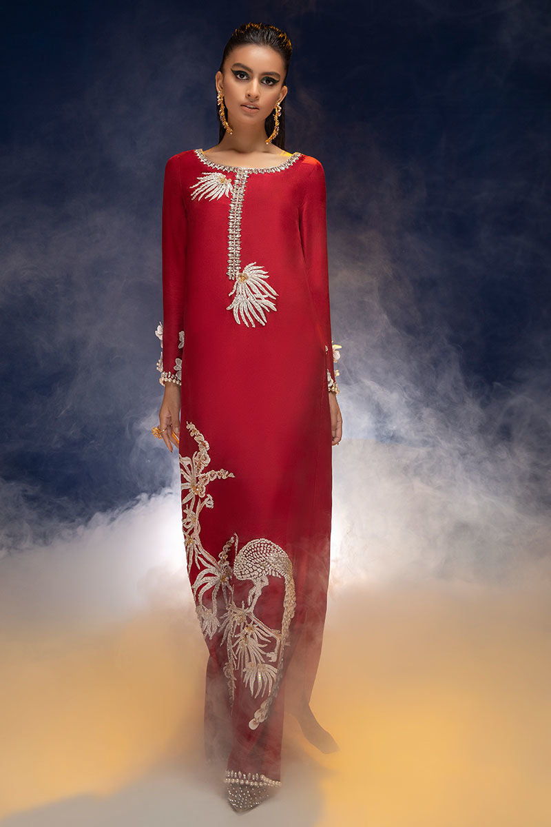 Haute Form | Luxury Pret | RED OOMPH - Official Haute Form stockist in UK - Sakeena London