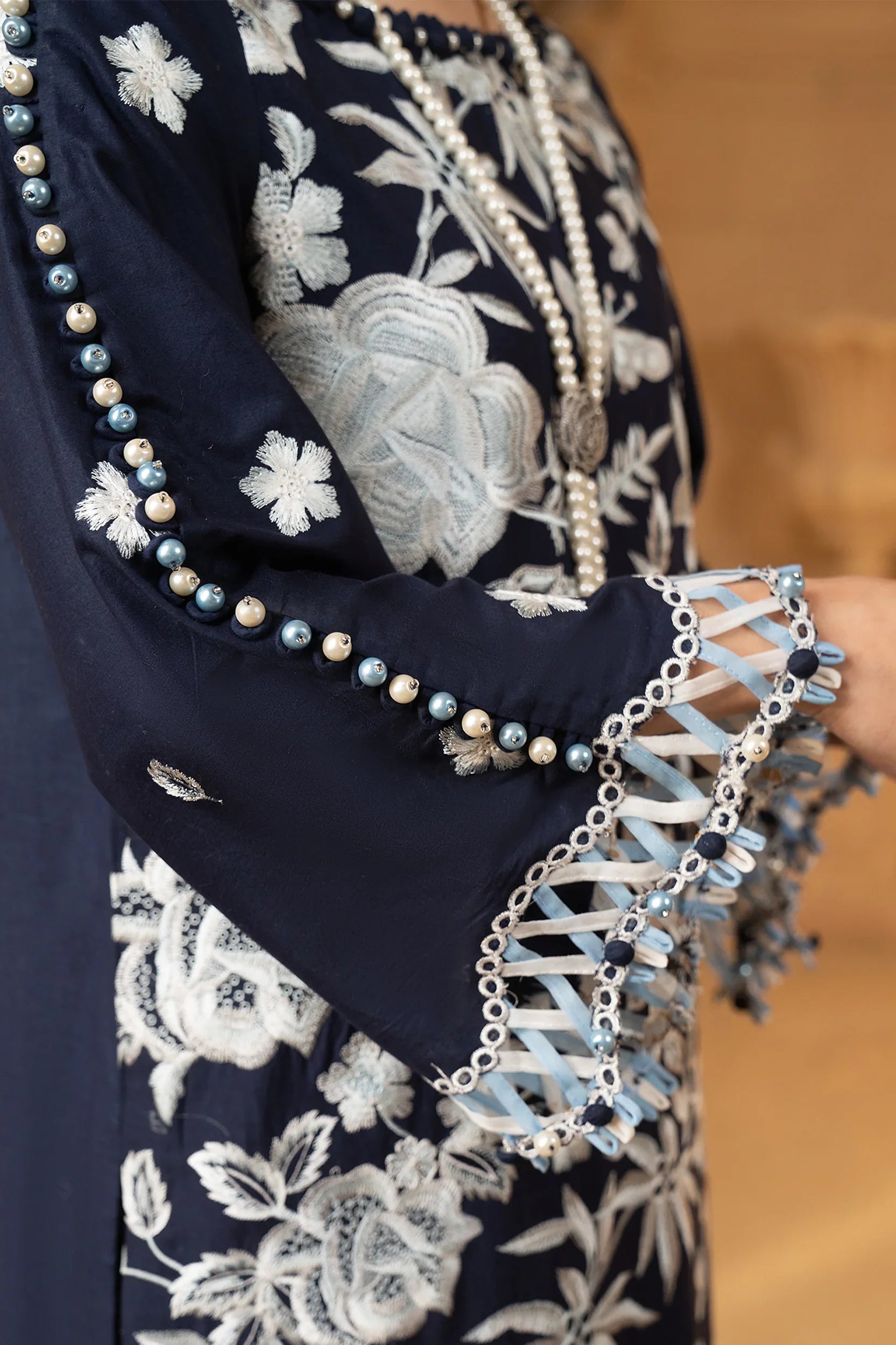 Hemstitch | Summer Luxury Lawn 24 | Ice Blue - Official Hemstitch stockist in UK - Sakeena London