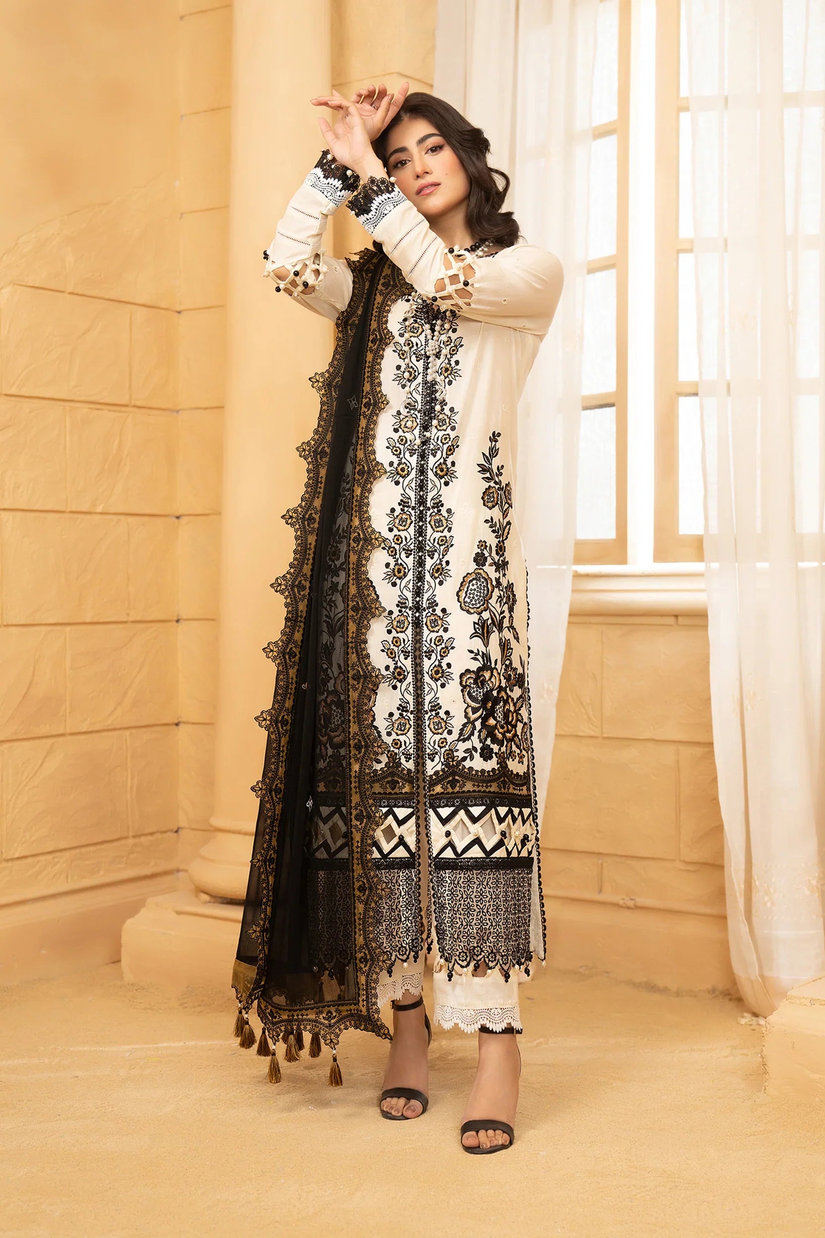 Hemstitch | Summer Luxury Lawn 24 | Prestige - Official Hemstitch stockist in UK - Sakeena London