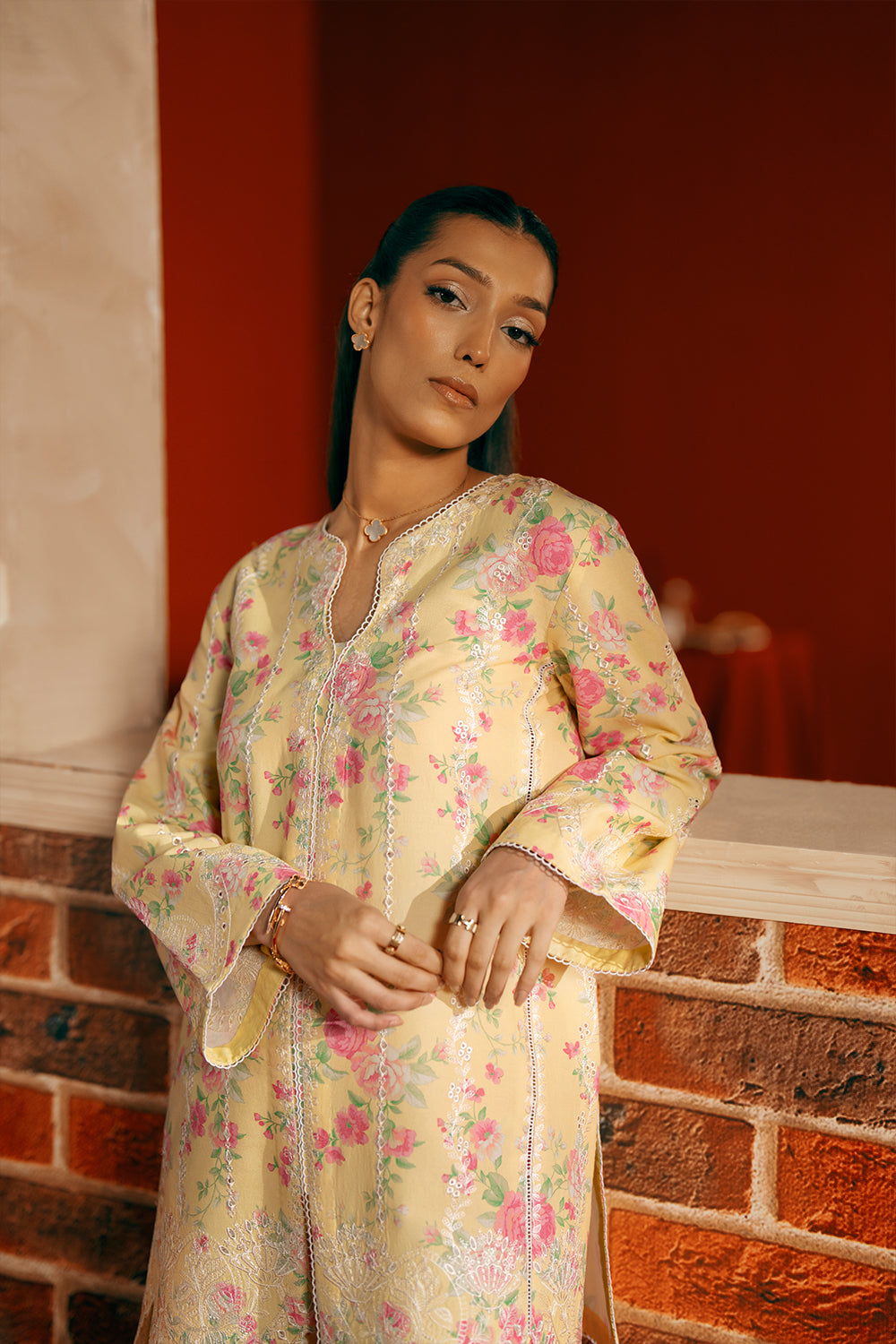 Saira Rizwan | Joolie Co ords | YELLOW-JBP25-01 - Official Saira Rizwan stockist in UK - Sakeena London