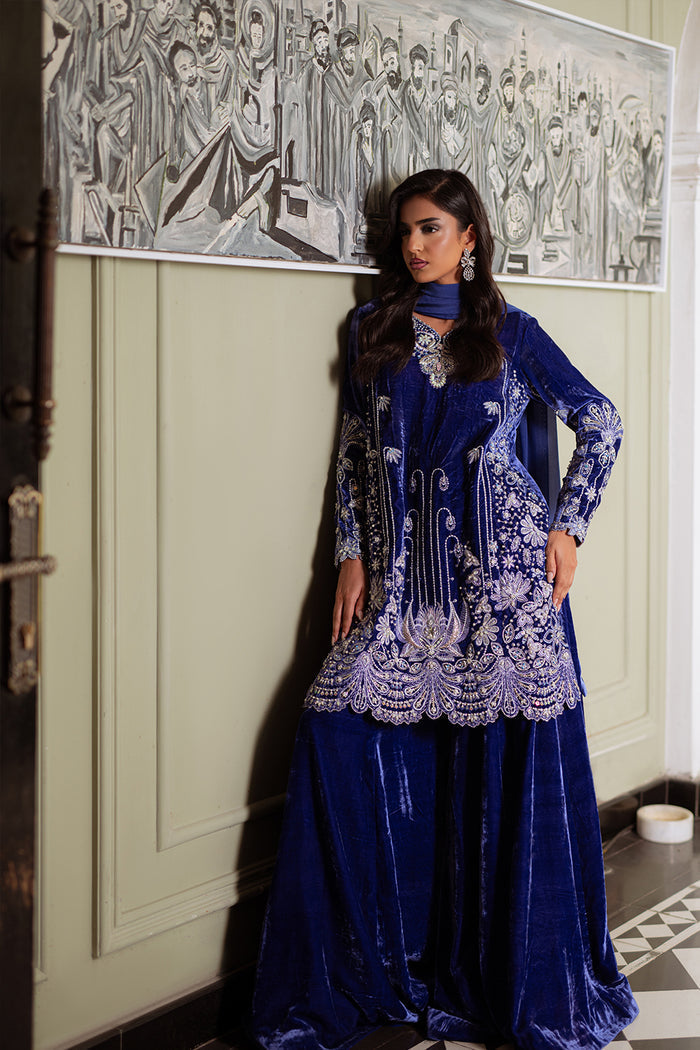 Saira Rizwan | Velvet Pret 25 | ZARREEN-SRVP25-02 - Official Saira Rizwan stockist in UK - Sakeena London