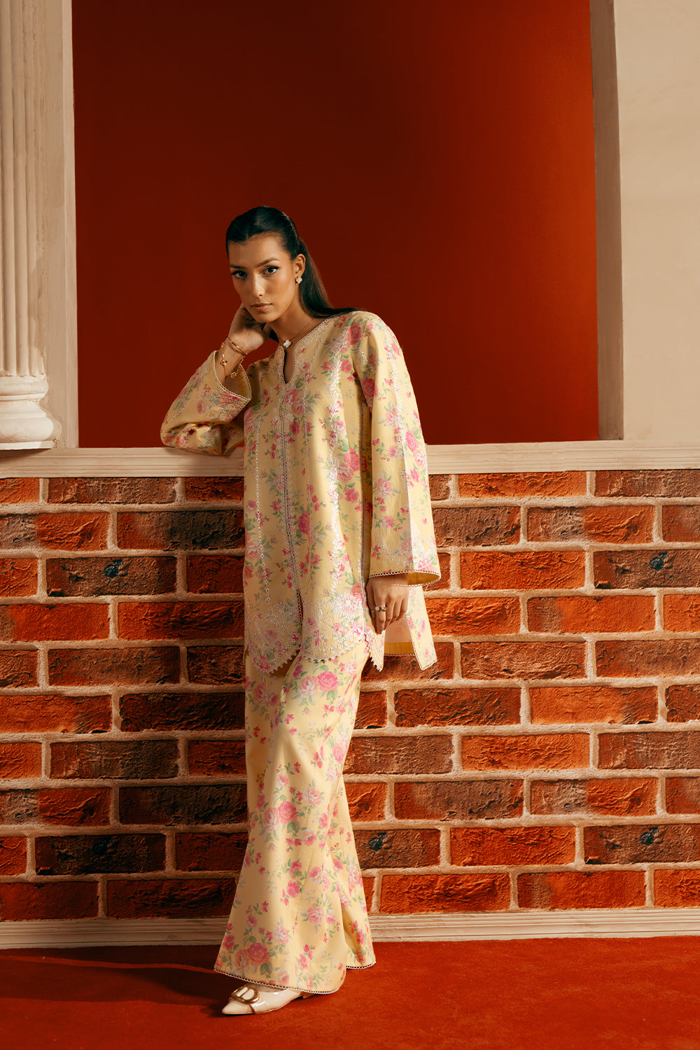 Saira Rizwan | Joolie Co ords | YELLOW-JBP25-01 - Official Saira Rizwan stockist in UK - Sakeena London