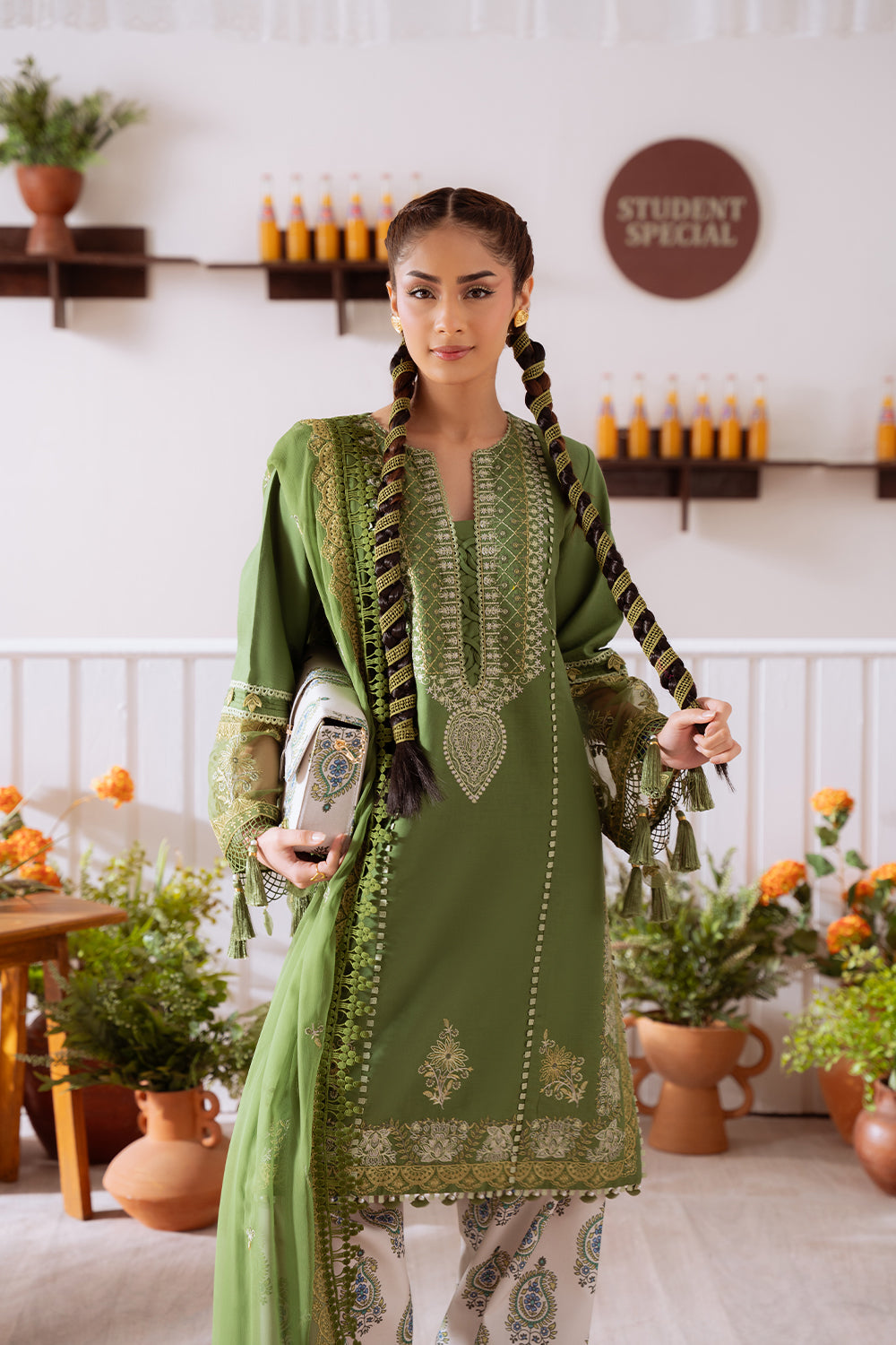 Saira Rizwan | Laanem Summer Lawn 25 | ZAFIRA-A-SRL25-03 - Official Saira Rizwan stockist in UK - Sakeena London