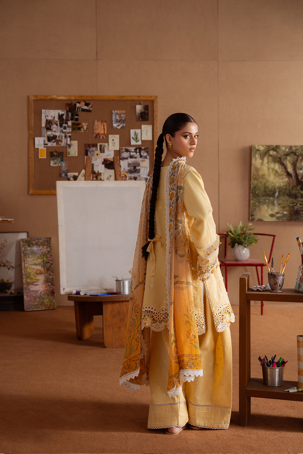 Saira Rizwan | Laanem Summer Lawn 25 | LEYLA-A-SRL25-04 - Official Saira Rizwan stockist in UK - Sakeena London