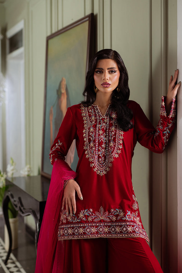 Saira Rizwan | Velvet Pret 25 | SHIREEN-SRVP25-04 - Official Saira Rizwan stockist in UK - Sakeena London