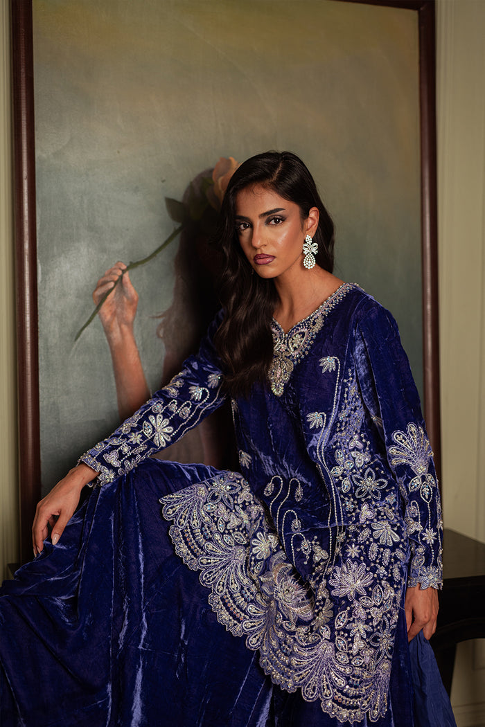 Saira Rizwan | Velvet Pret 25 | ZARREEN-SRVP25-02 - Official Saira Rizwan stockist in UK - Sakeena London