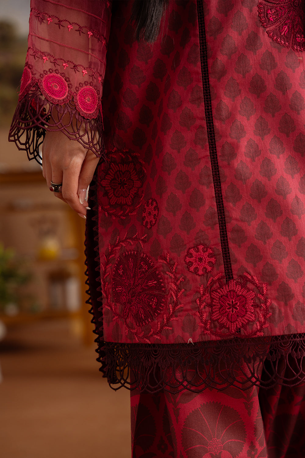 Saira Rizwan | Laanem Summer Lawn 25 | SEREN-A-SRL25-08 - Official Saira Rizwan stockist in UK - Sakeena London