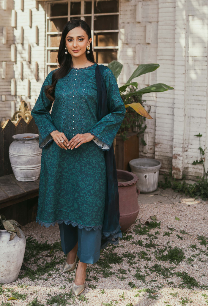 Humdum | Gardenia Lawn | D01 - Official HumDum stockist in UK - Sakeena London