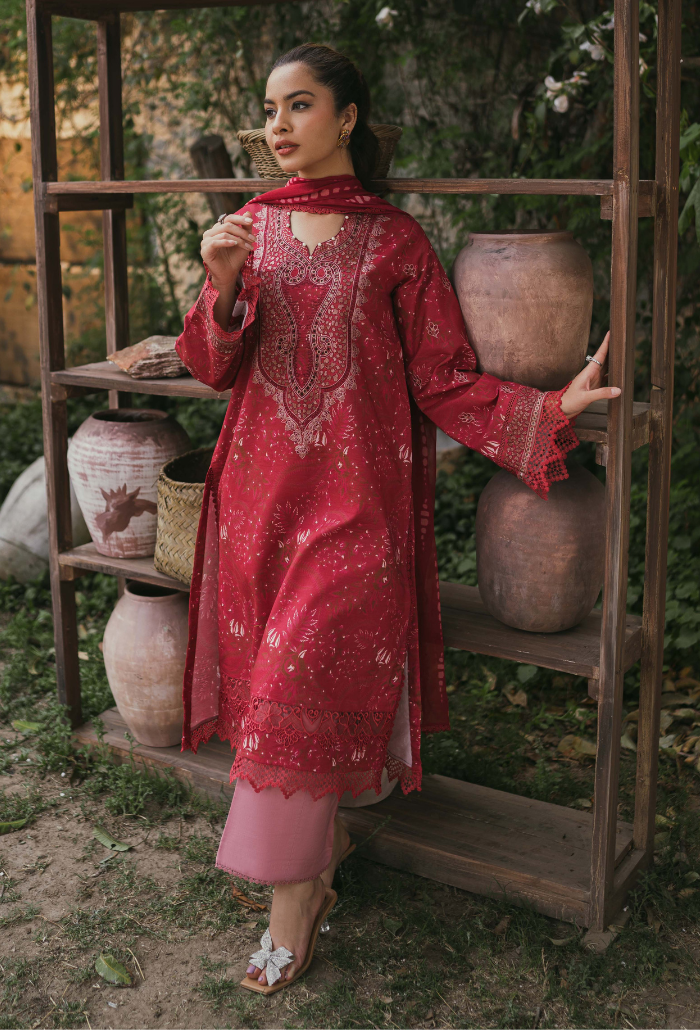 Humdum | Gardenia Lawn | D06 - Official HumDum stockist in UK - Sakeena London