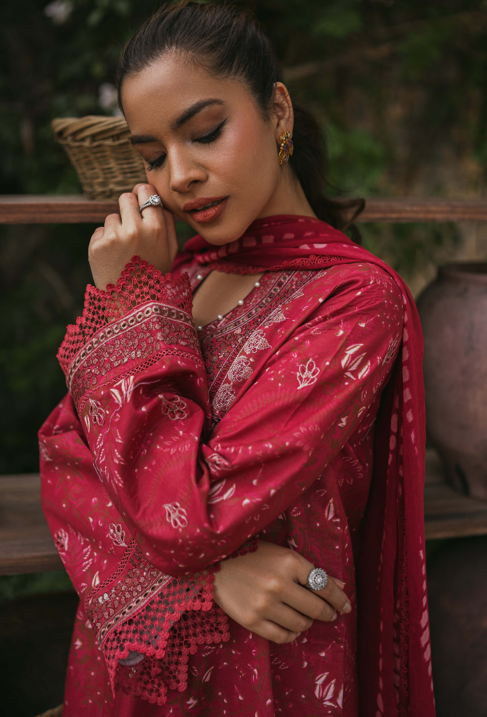 Humdum | Gardenia Lawn | D06 - Official HumDum stockist in UK - Sakeena London