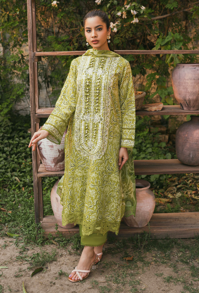 Humdum | Gardenia Lawn | D09 - Official HumDum stockist in UK - Sakeena London