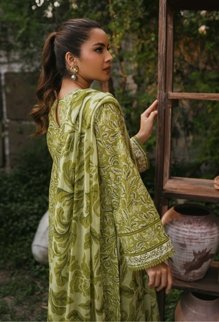 Humdum | Gardenia Lawn | D09 - Official HumDum stockist in UK - Sakeena London