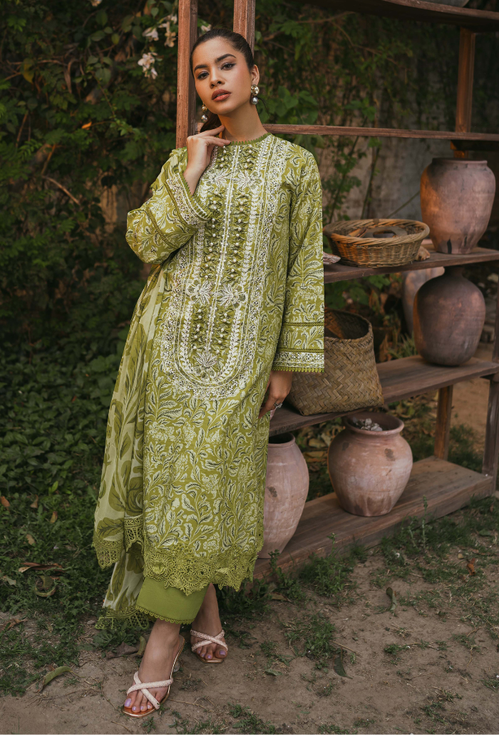 Humdum | Gardenia Lawn | D09 - Official HumDum stockist in UK - Sakeena London
