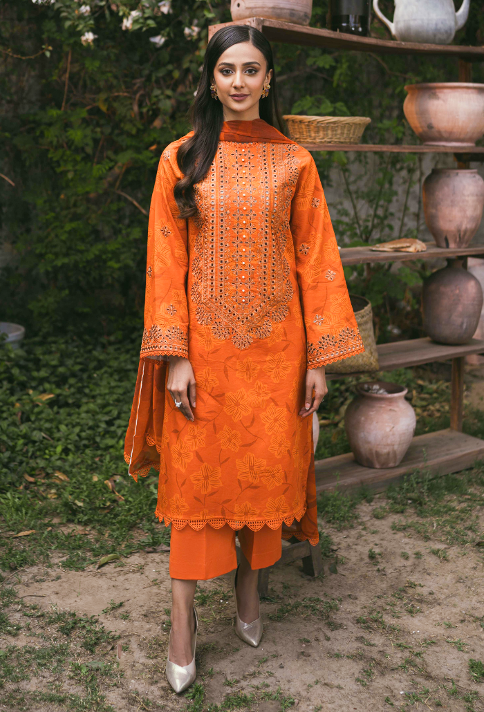 Humdum | Gardenia Lawn | D02 - Official HumDum stockist in UK - Sakeena London