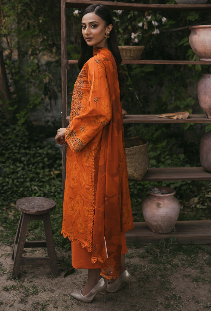 Humdum | Gardenia Lawn | D02 - Official HumDum stockist in UK - Sakeena London