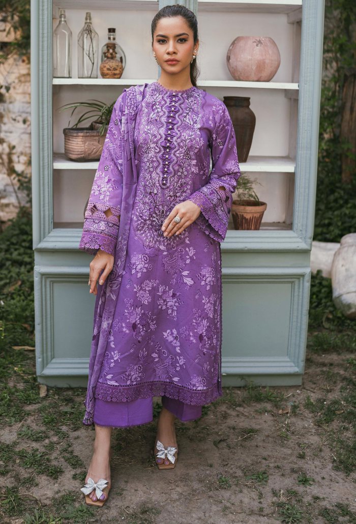 Humdum | Gardenia Lawn | D08 - Official HumDum stockist in UK - Sakeena London
