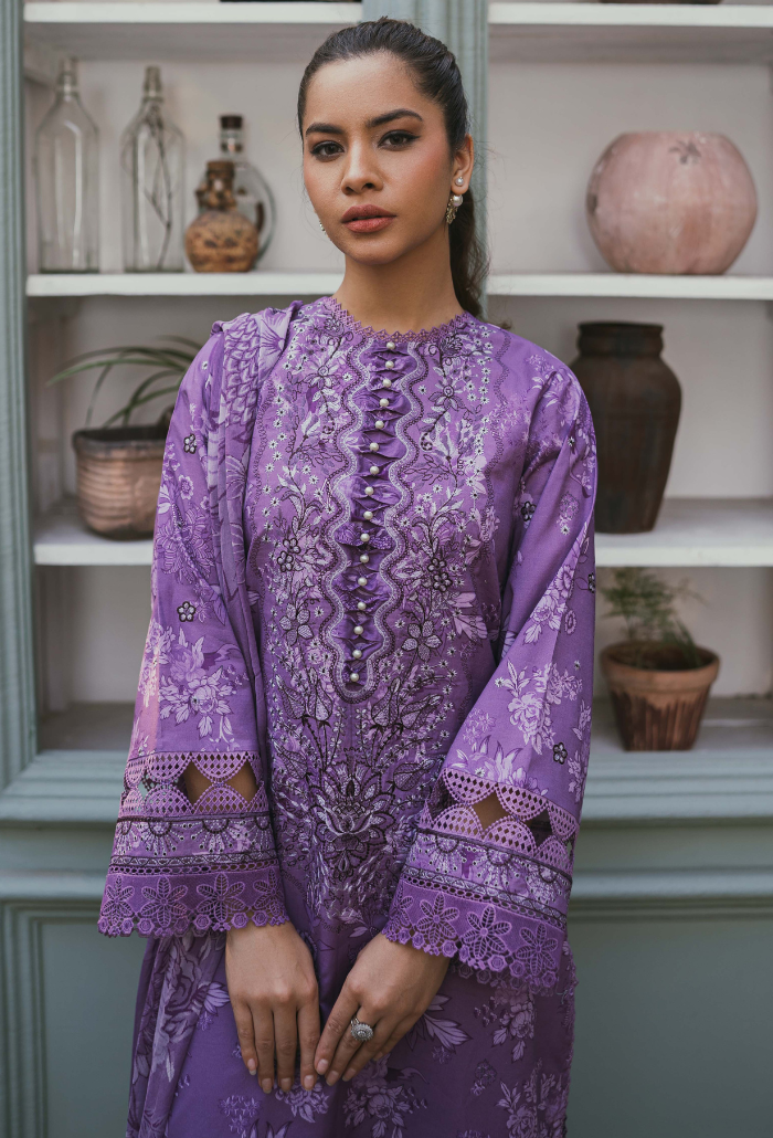 Humdum | Gardenia Lawn | D08 - Official HumDum stockist in UK - Sakeena London