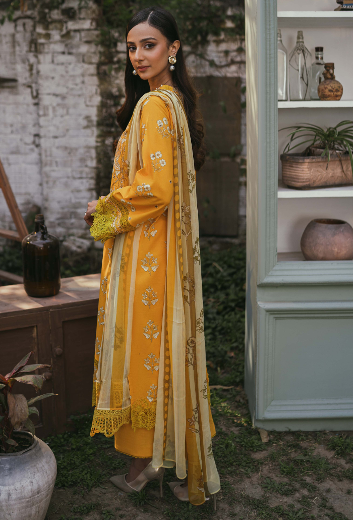 Humdum | Gardenia Lawn | D05 - Official HumDum stockist in UK - Sakeena London