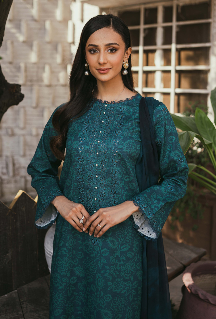 Humdum | Gardenia Lawn | D01 - Official HumDum stockist in UK - Sakeena London