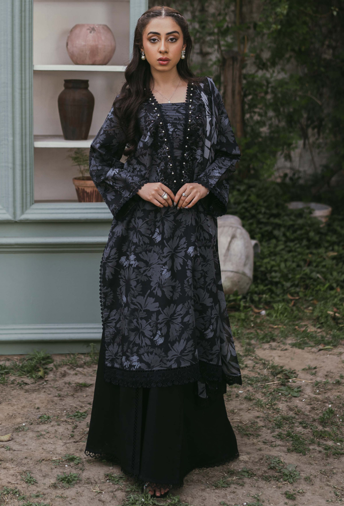 Humdum | Gardenia Lawn | D04 - Official HumDum stockist in UK - Sakeena London
