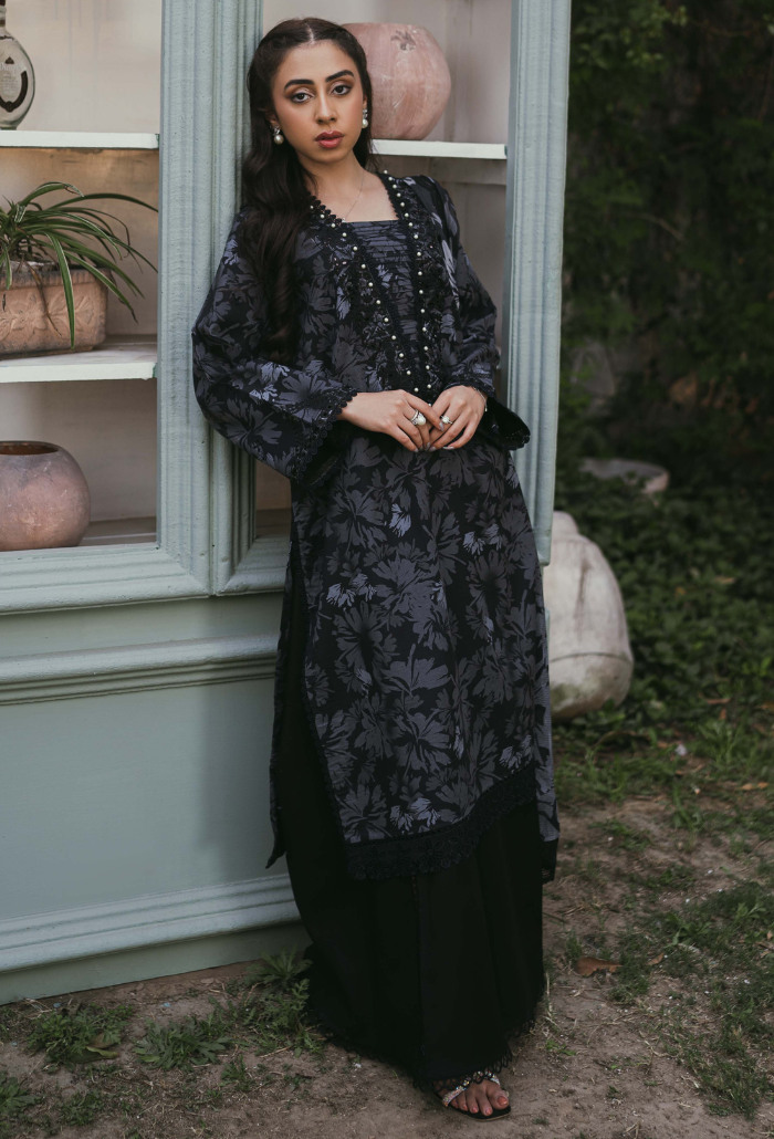 Humdum | Gardenia Lawn | D04 - Official HumDum stockist in UK - Sakeena London