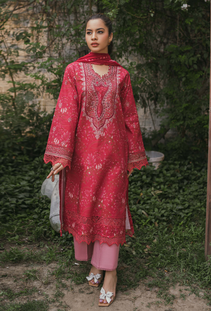 Humdum | Gardenia Lawn | D06 - Official HumDum stockist in UK - Sakeena London