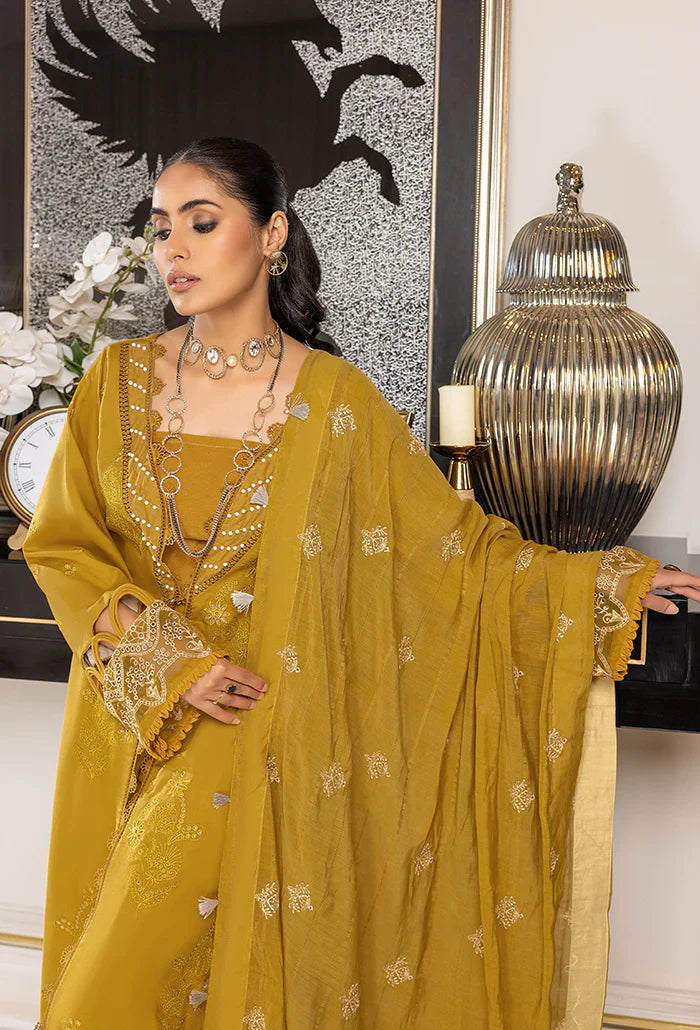 Humdum | Charlotte Chikankari Lawn | D03 - Official Humdum stockist in UK - Sakeena London