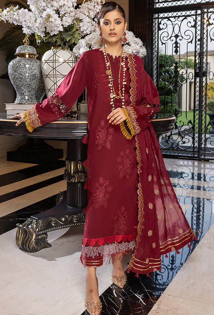Humdum | Charlotte Chikankari Lawn | D08 - Official HumDum stockist in UK - Sakeena London