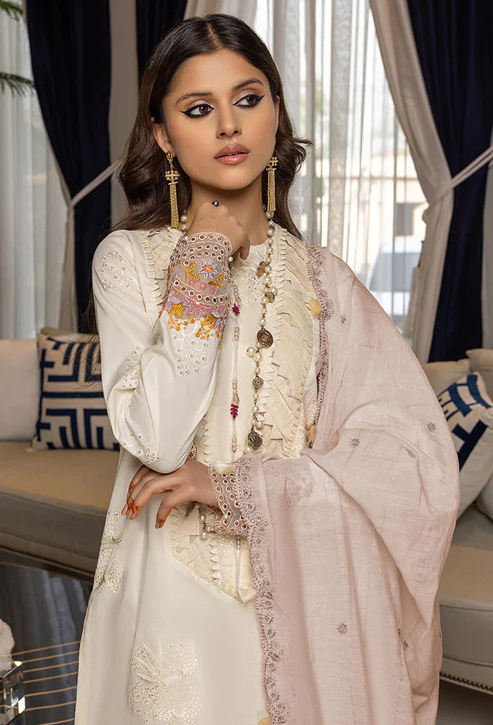 Humdum | Charlotte Chikankari Lawn | D04 - Official HumDum stockist in UK - Sakeena London