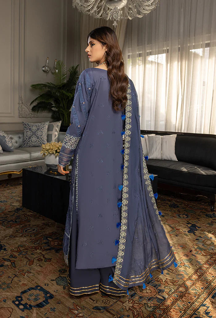 Humdum | Charlotte Chikankari Lawn | D02 - Official HumDum stockist in UK - Sakeena London