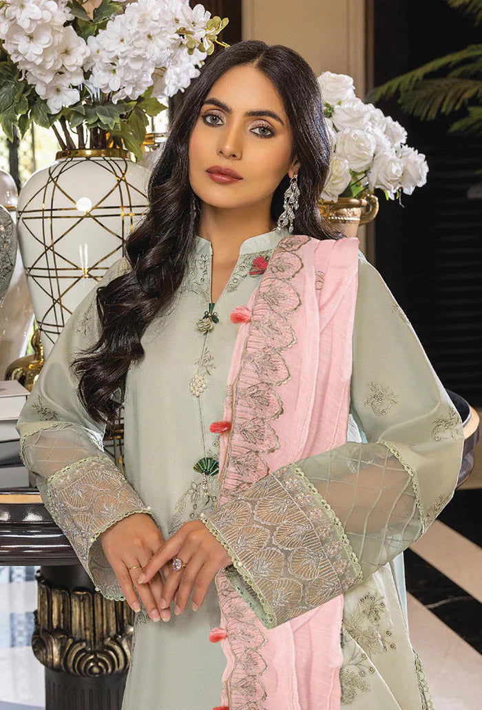 Humdum | Charlotte Chikankari Lawn | D05 - Official HumDum stockist in UK - Sakeena London