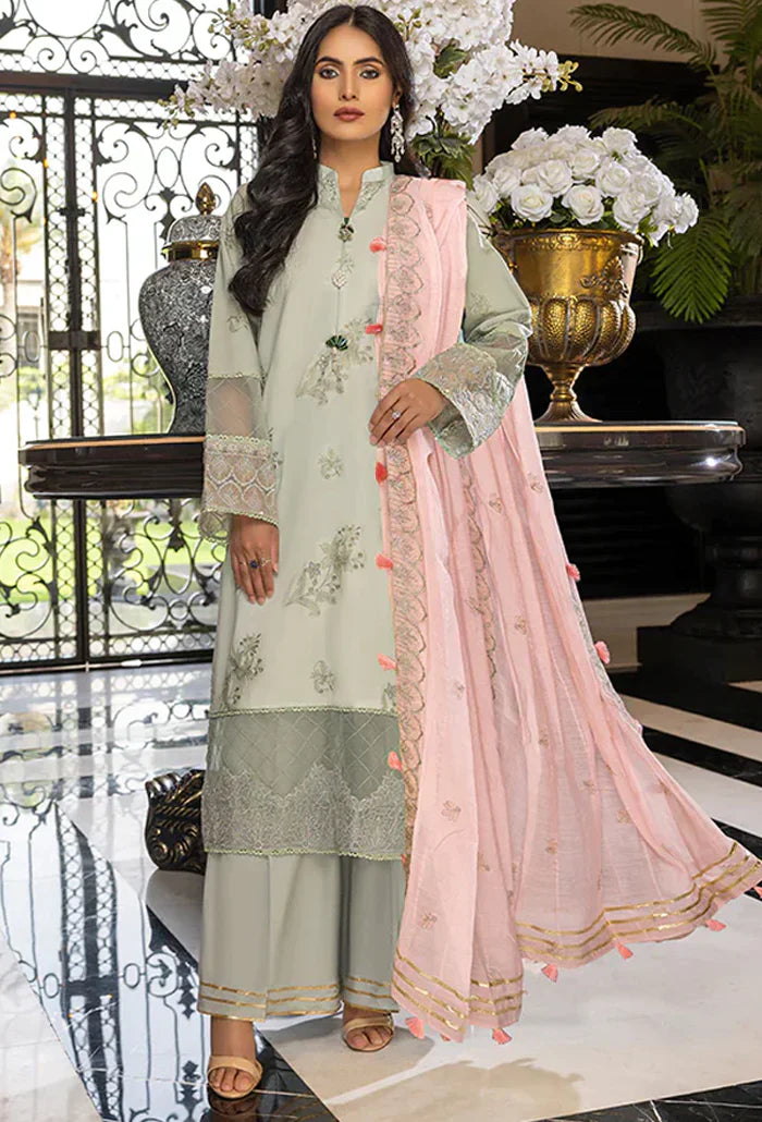 Humdum | Charlotte Chikankari Lawn | D05 - Official HumDum stockist in UK - Sakeena London