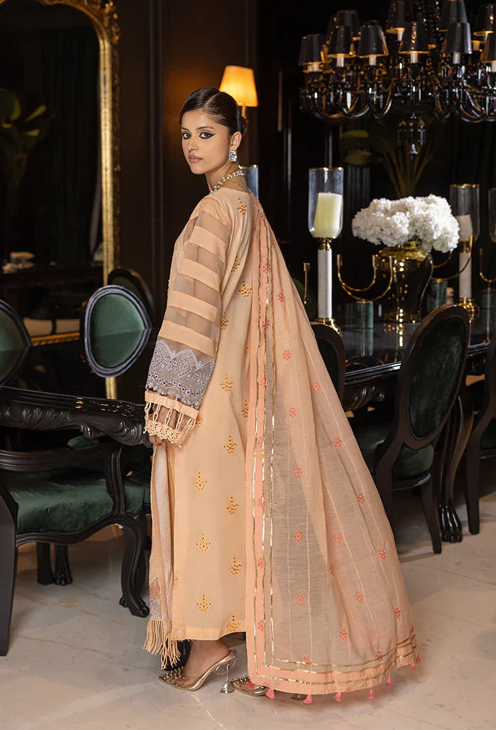 Humdum | Charlotte Chikankari Lawn | D10 - Official HumDum stockist in UK - Sakeena London