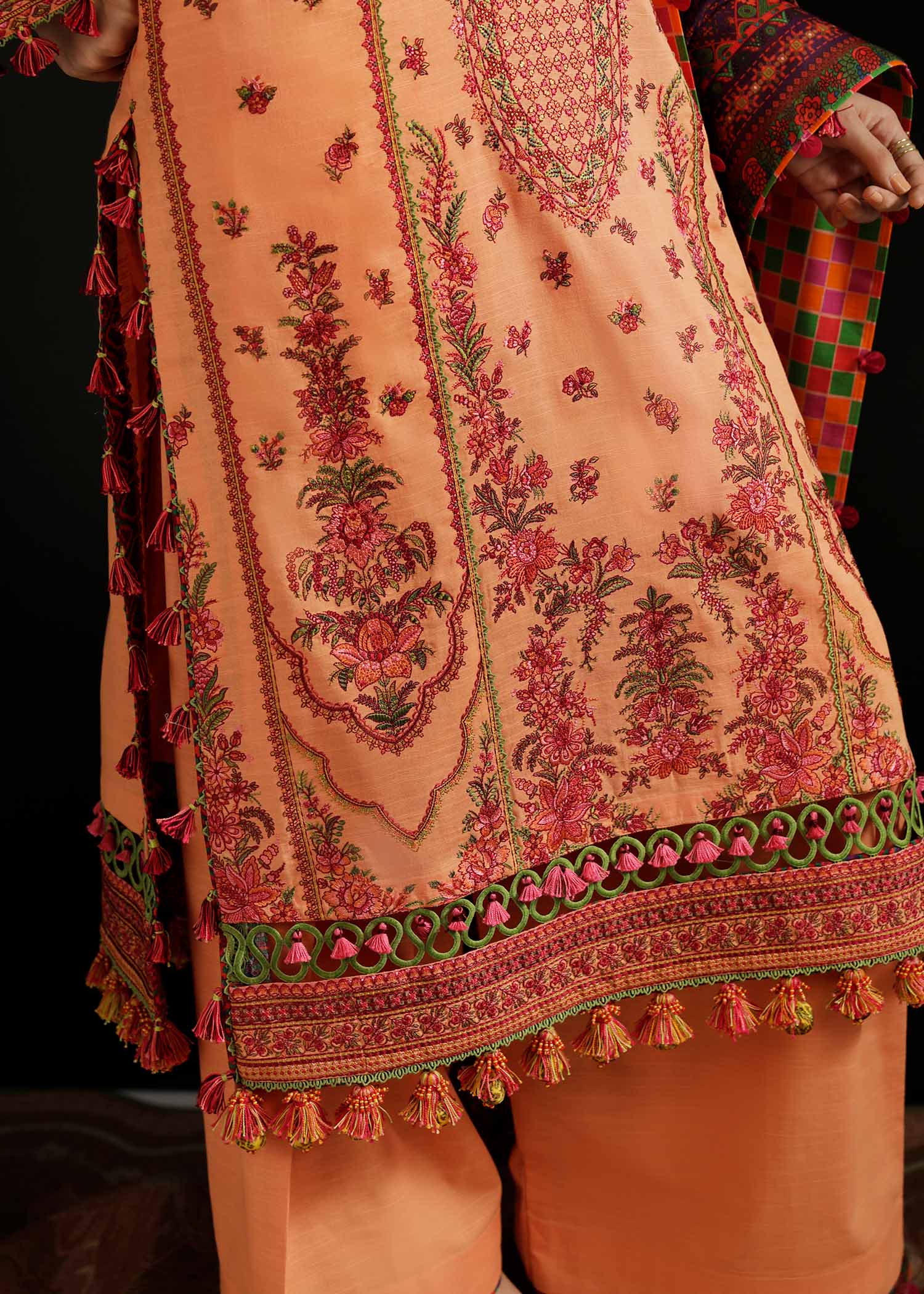 Hussain Rehar | Winter Shawl Khaddar 23 | Dusky - Official Hussain Rehar stockist in UK - Sakeena London