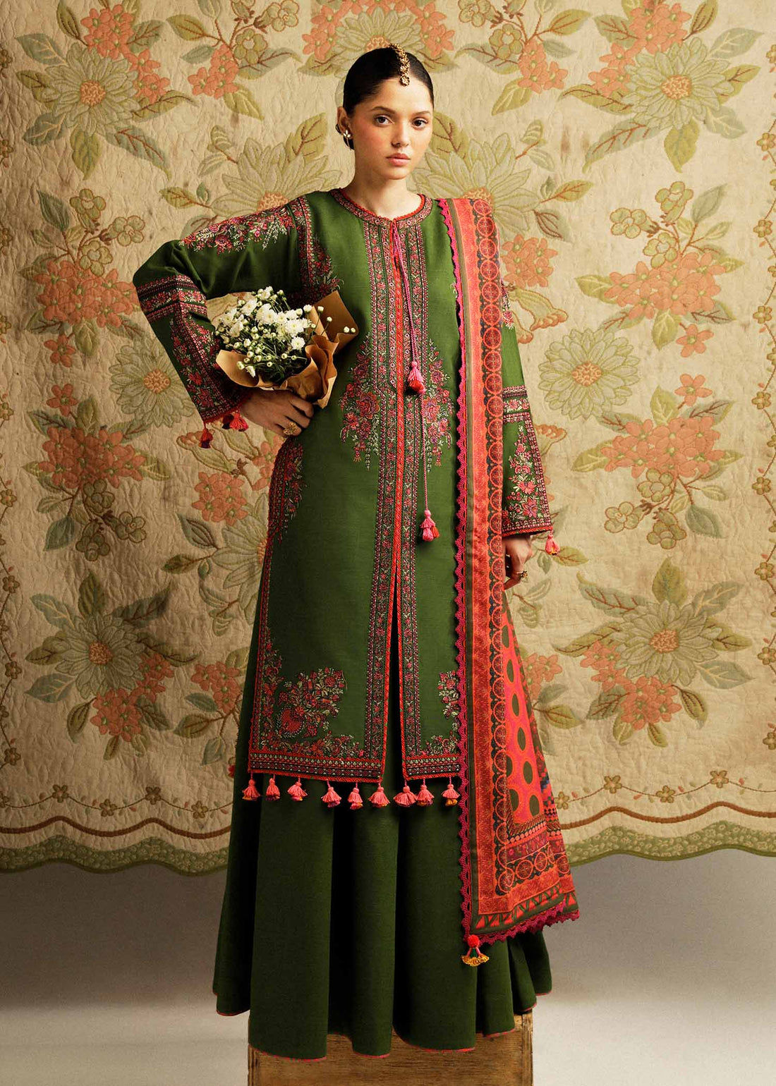 Hussain Rehar | Winter Shawl Khaddar 23 | Taal - Official Hussain Rehar stockist in UK - Sakeena London
