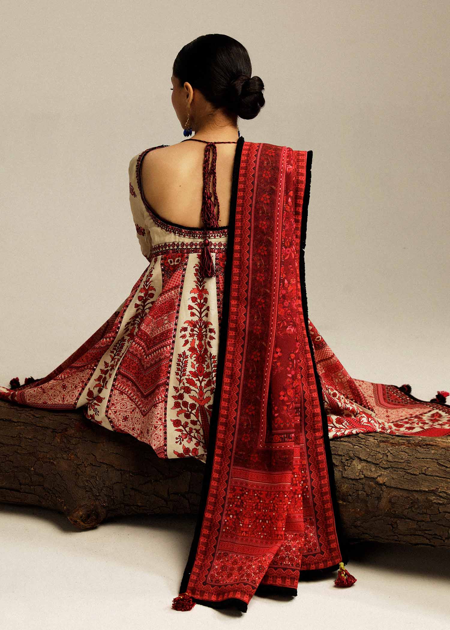 Hussain Rehar | Winter Shawl Khaddar 23 | Opaline - Official Hussain Rehar stockist in UK - Sakeena London