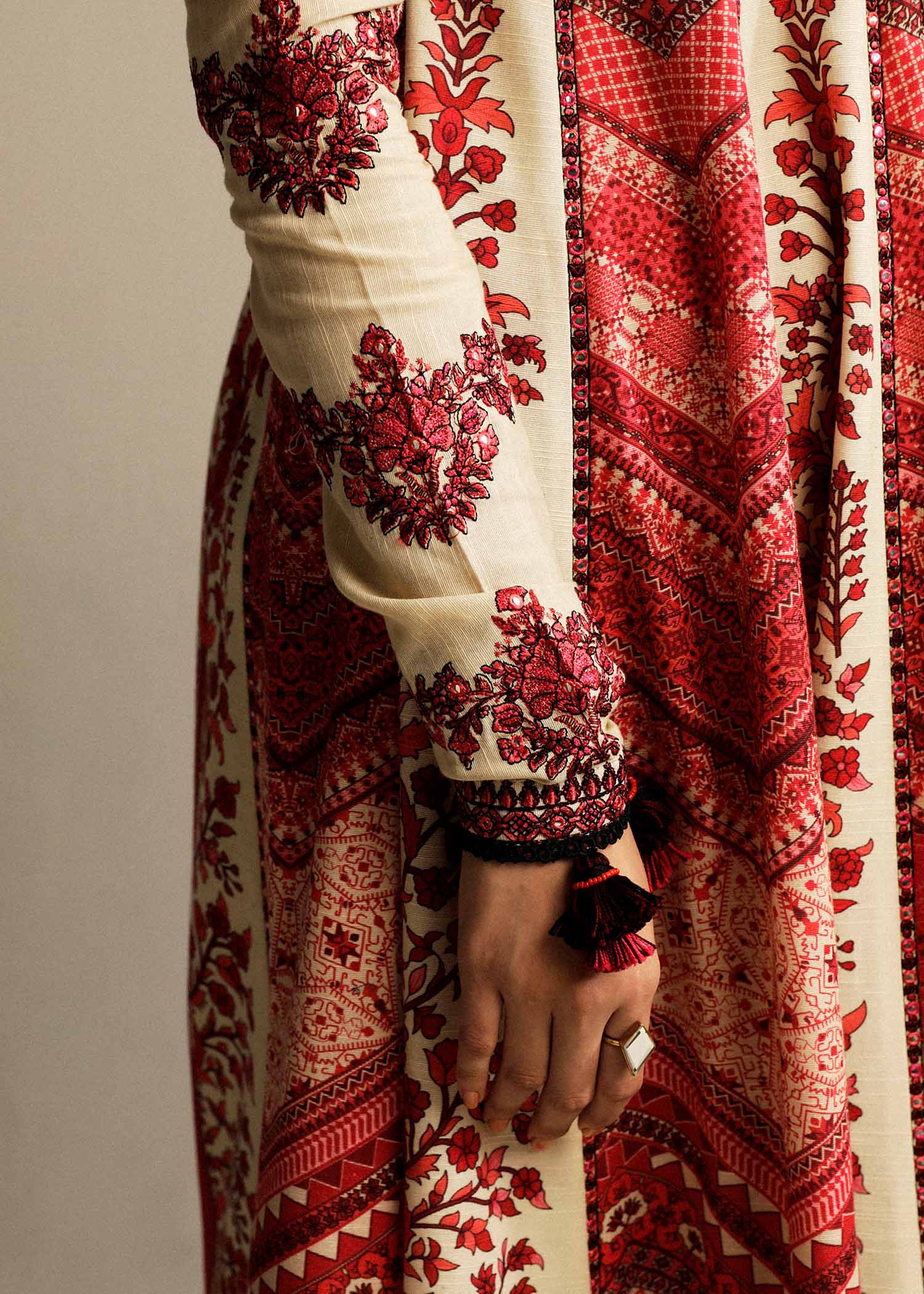 Hussain Rehar | Winter Shawl Khaddar 23 | Opaline - Official Hussain Rehar stockist in UK - Sakeena London