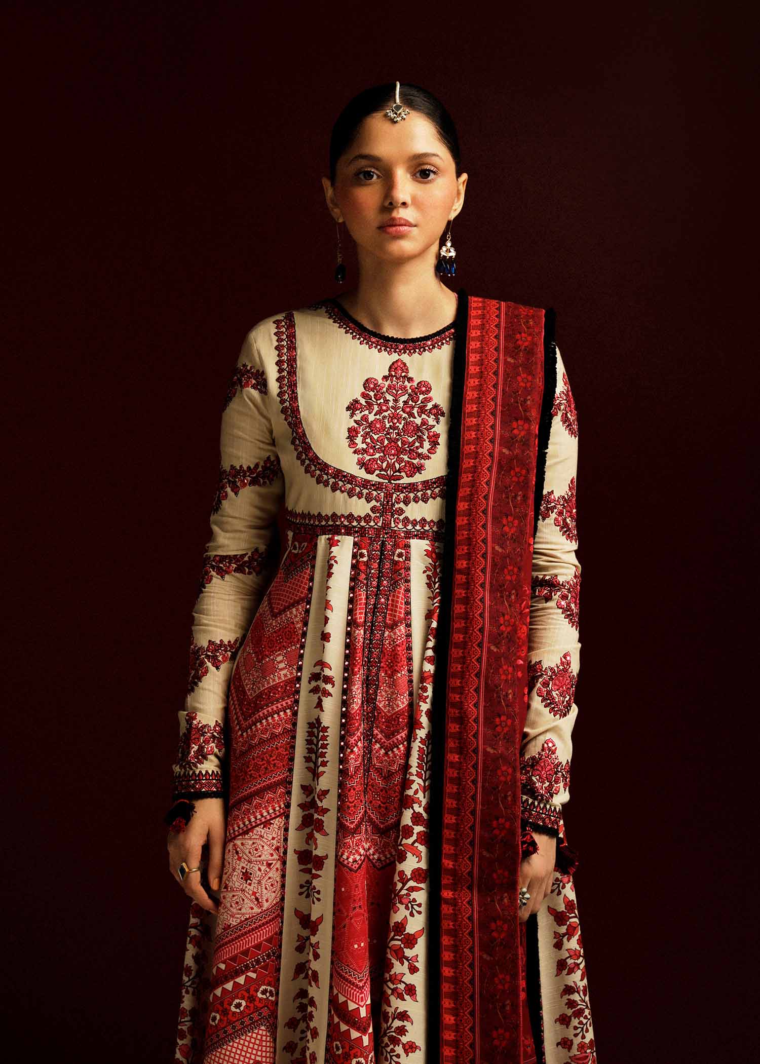 Hussain Rehar | Winter Shawl Khaddar 23 | Opaline - Official Hussain Rehar stockist in UK - Sakeena London