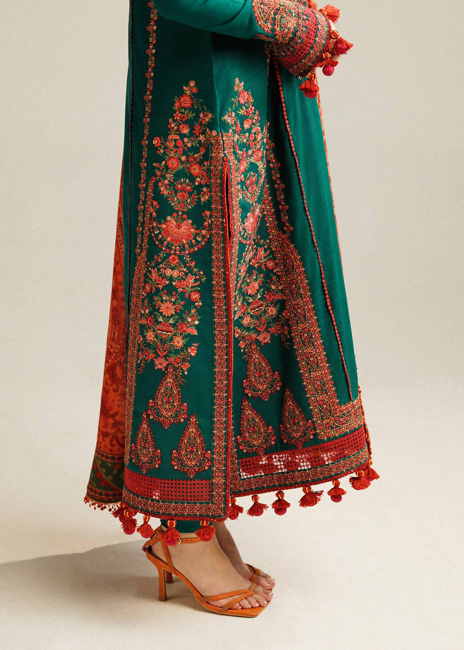 Hussain Rehar | Winter Shawl Khaddar 23 | Marjaan - Official Hussain Rehar stockist in UK - Sakeena London