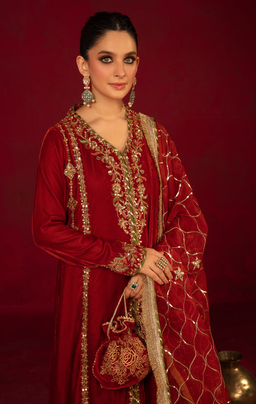 Maya | Raazi Velvet 24 | IMROZ - Official Maya stockist in UK - Sakeena London