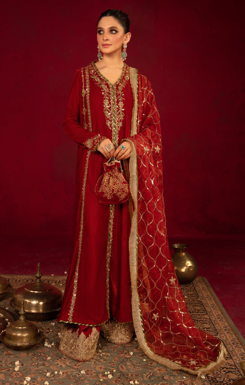 Maya | Raazi Velvet 24 | IMROZ - Official Maya stockist in UK - Sakeena London