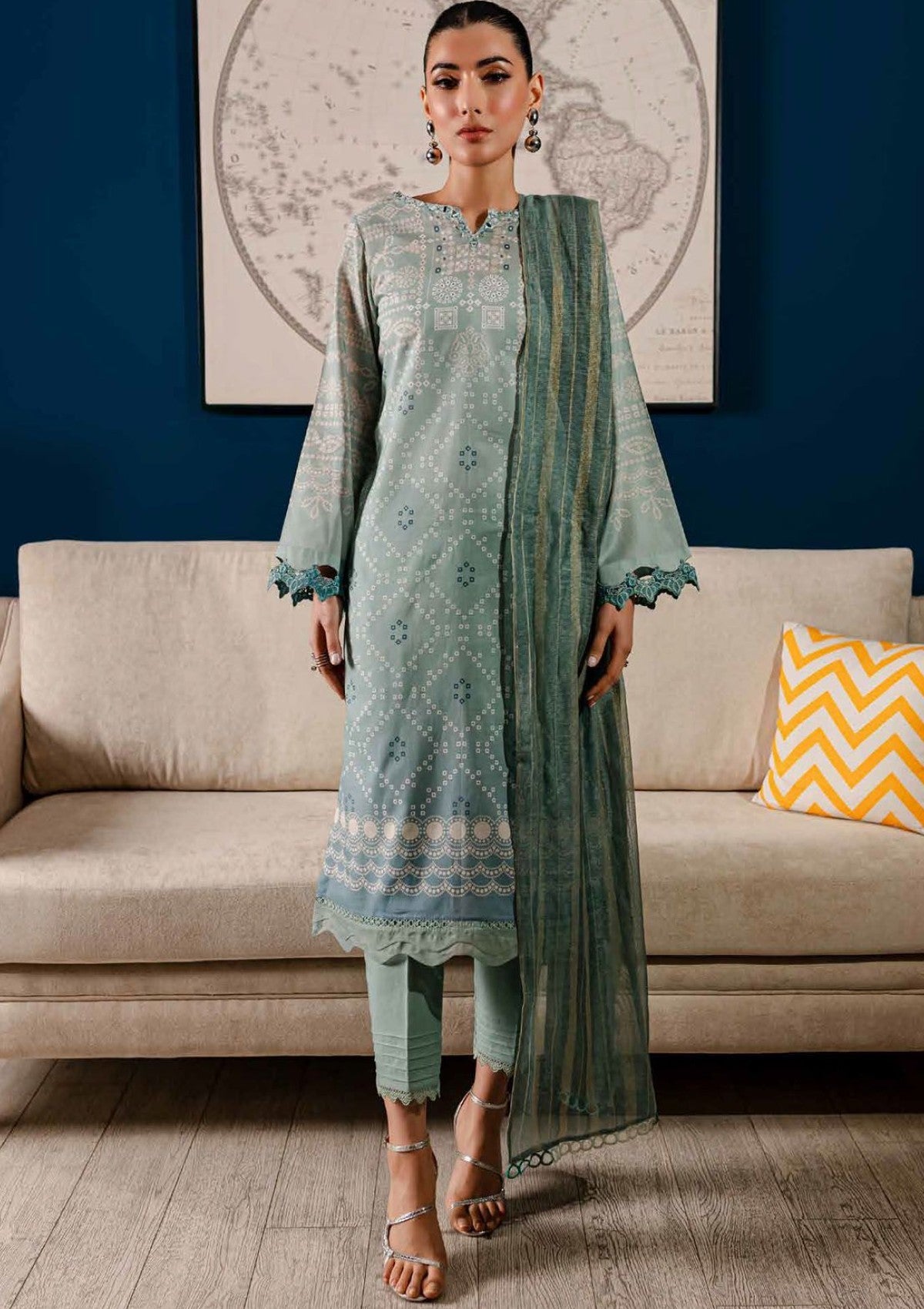 Lawn Collection - Nureh - Signature Prints - SP - 109