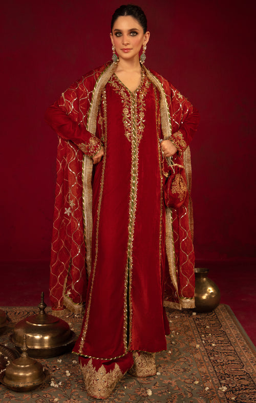 Maya | Raazi Velvet 24 | IMROZ - Official Maya stockist in UK - Sakeena London