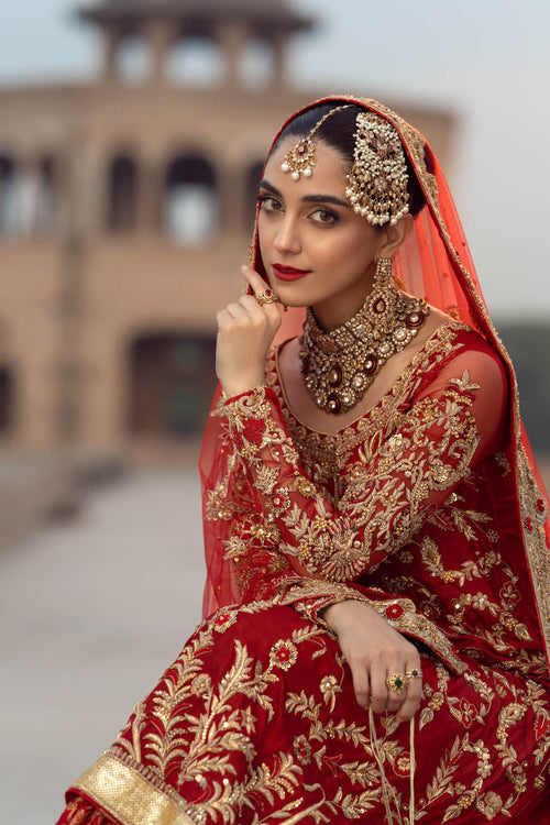 Maya | Wedding Formal Ulfat | SURKH - Official Maya stockist in UK - Sakeena London