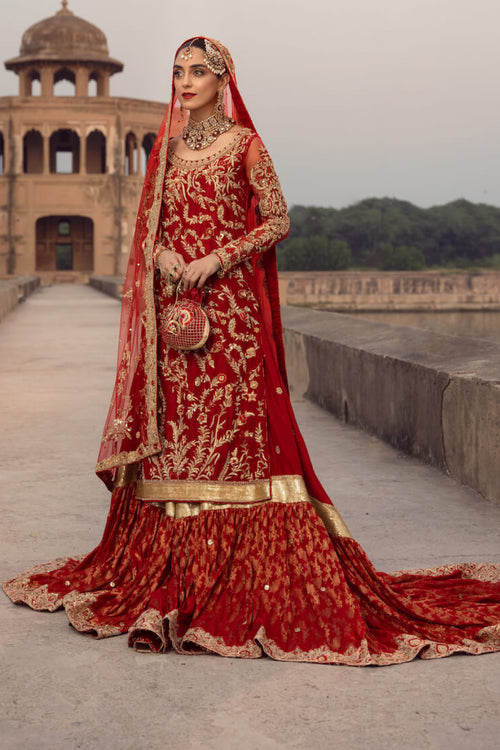 Maya | Wedding Formal Ulfat | SURKH - Official Maya stockist in UK - Sakeena London